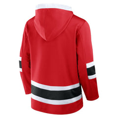 Chicago Blackhawks Fanatics Inside Line Fleece Pullover Hoodie- Red | Fanatics online