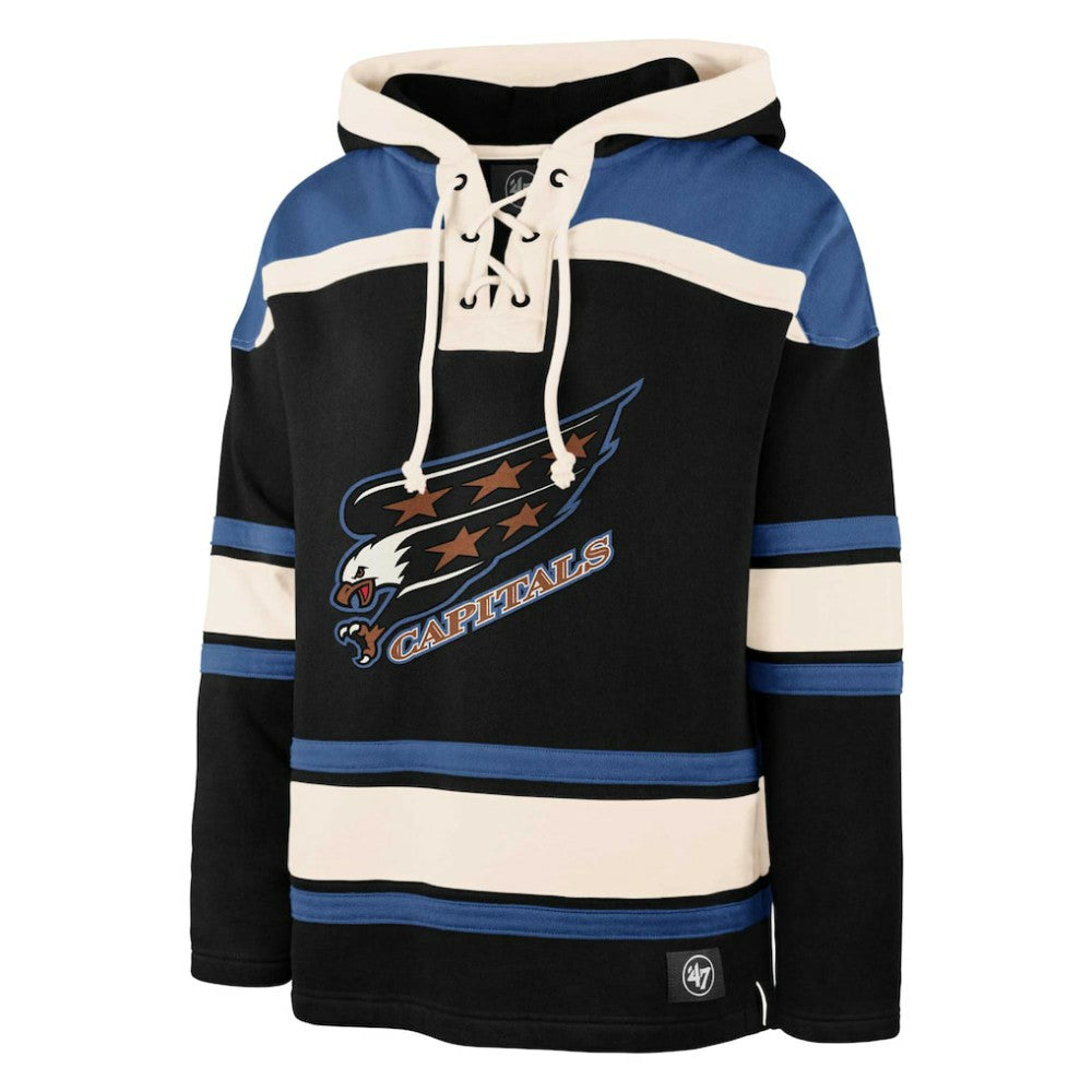 Alexander Ovechkin Washington Capitals '47 Player Name & Number Lacer Pullover Hoodie - Black | 47 brand online