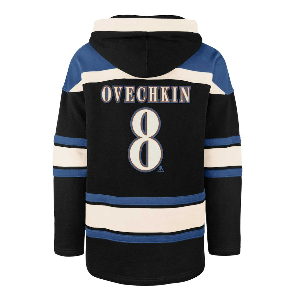 Alexander Ovechkin Washington Capitals '47 Player Name & Number Lacer Pullover Hoodie - Black | 47 brand online