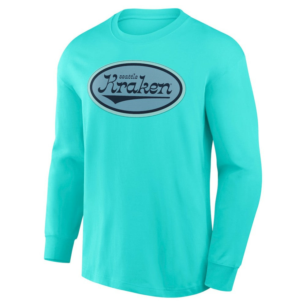 Seattle Kraken Fanatics Rewind Long Sleeve T-Shirt - Light Blue | Fanatics discount
