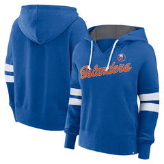 New York Islanders Fanatics Women's Oversized Seize Pullover Hoodie - Royal | Fanatics online