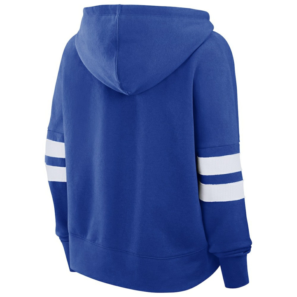 New York Rangers Fanatics Women's Oversized Seize Pullover Hoodie - Blue | Fanatics sale