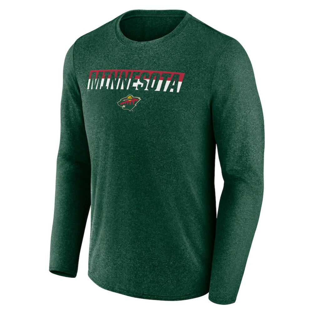 Minnesota Wild Fanatics Transition Long Sleeve T-Shirt - Heather Green | Fanatics online