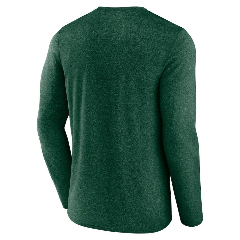 Minnesota Wild Fanatics Transition Long Sleeve T-Shirt - Heather Green | Fanatics online