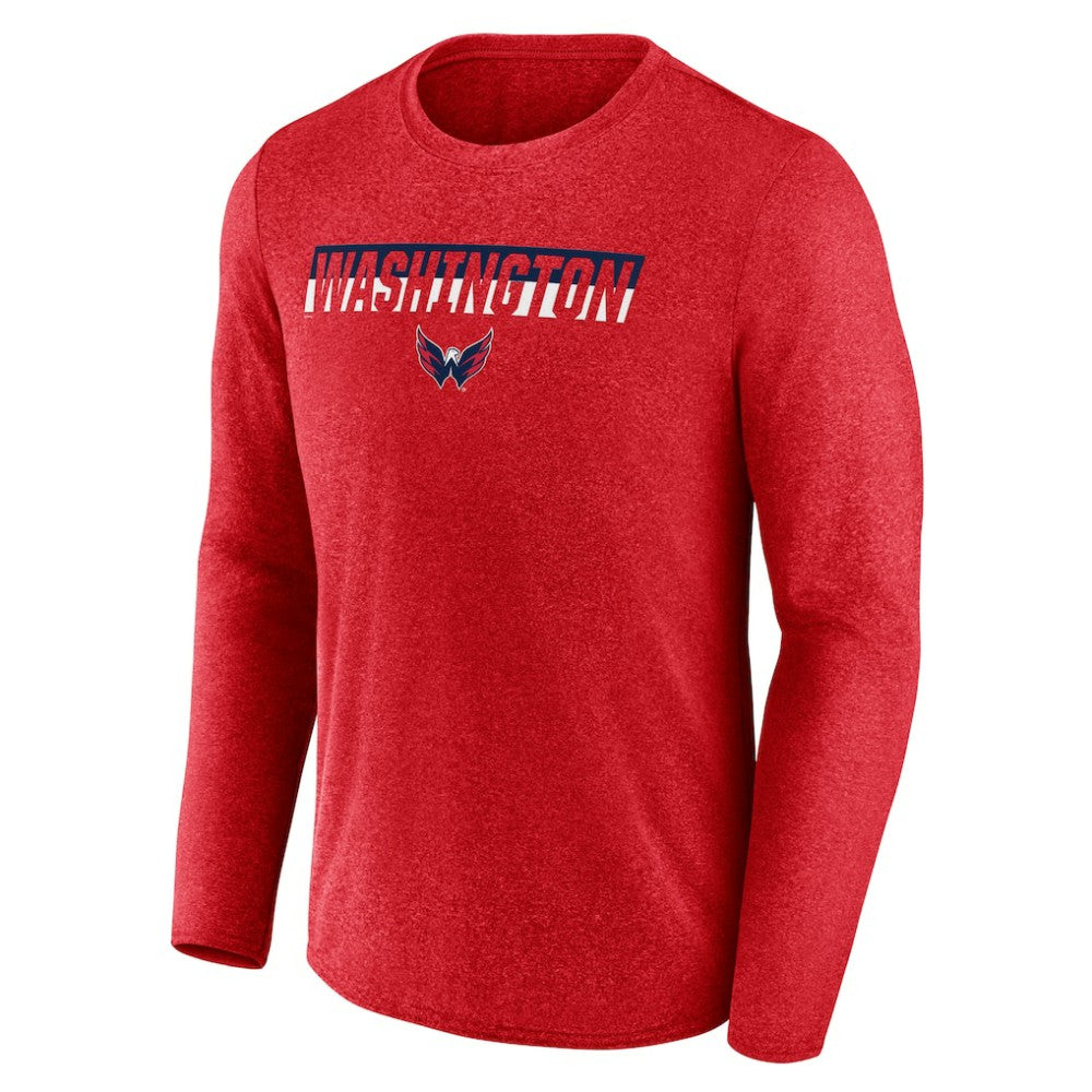 Washington Capitals Fanatics Transition Long Sleeve T-Shirt - Heather Red | Fanatics near me