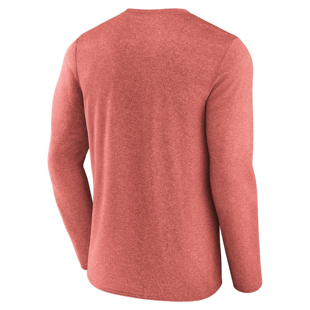 New Jersey Devils Fanatics Transition Long Sleeve T-Shirt - Heather Red | Fanatics on sale