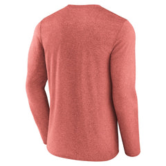 New Jersey Devils Fanatics Transition Long Sleeve T-Shirt - Heather Red | Fanatics on sale