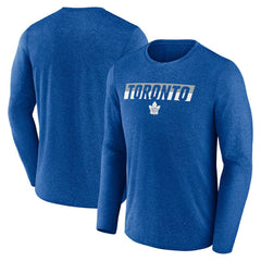 Toronto Maple Leafs Fanatics Transition Long Sleeve T-Shirt - Heather Blue | Fanatics on sale