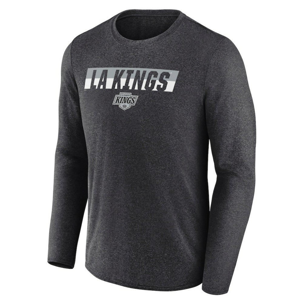 Los Angeles Kings Fanatics Transition Long Sleeve T-Shirt - Heather Charcoal | Fanatics sale