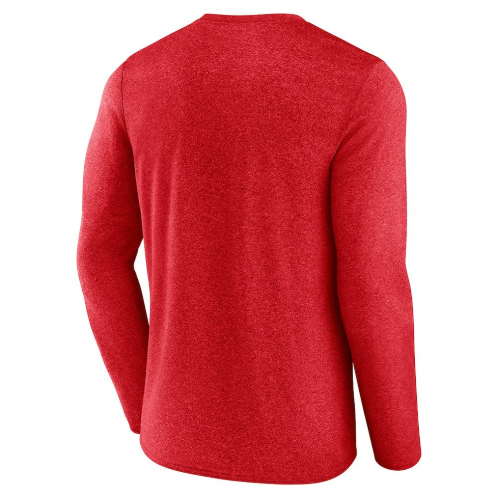 Carolina Hurricanes Fanatics Transition Long Sleeve T-Shirt - Heather Red | Fanatics on sale