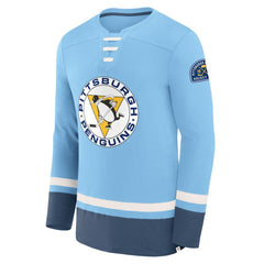 Pittsburgh Penguins Fanatics Vintage High Point Long Sleeve T-Shirt - Light Blue | Fanatics online