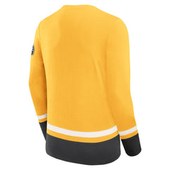 Boston Bruins Fanatics Vintage High Point Long Sleeve T-Shirt - Gold | Fanatics sale