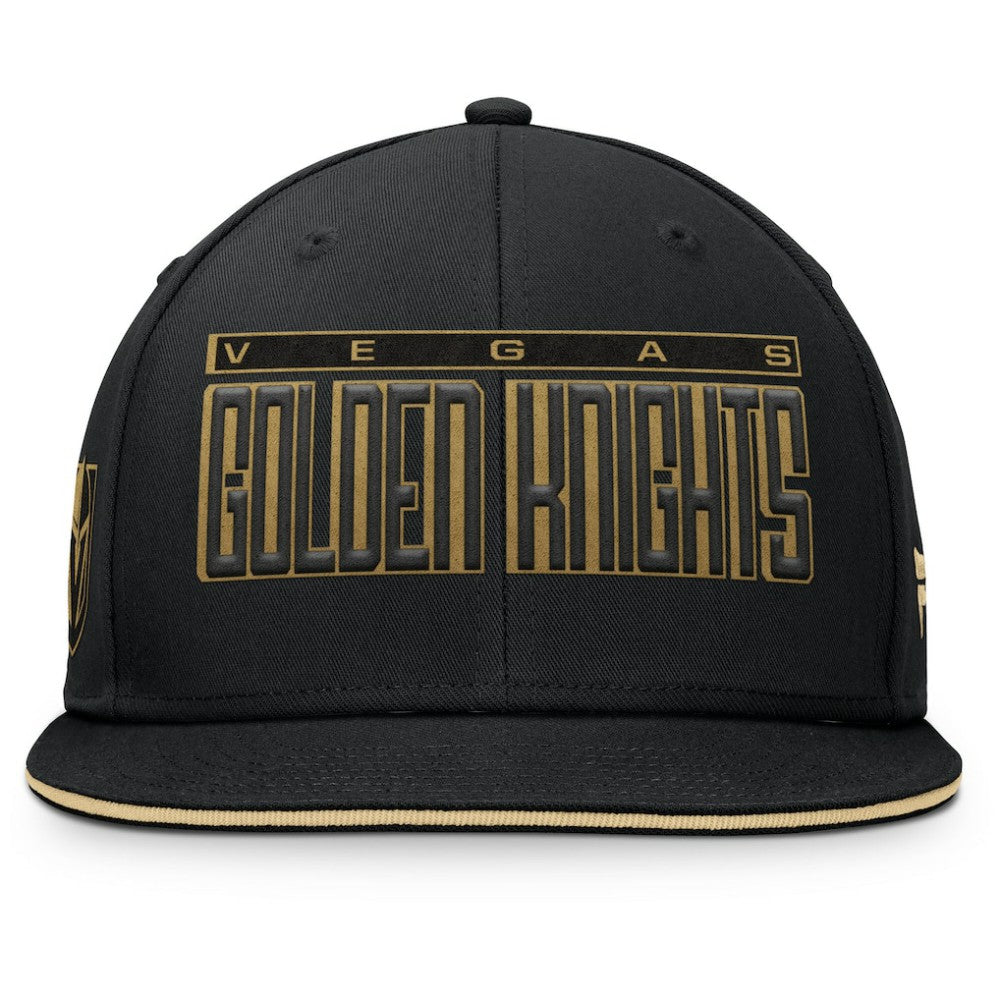 Vegas Golden Knights Fanatics Fundamental Gino Stack Snapback Hat - Black | Fanatics near me