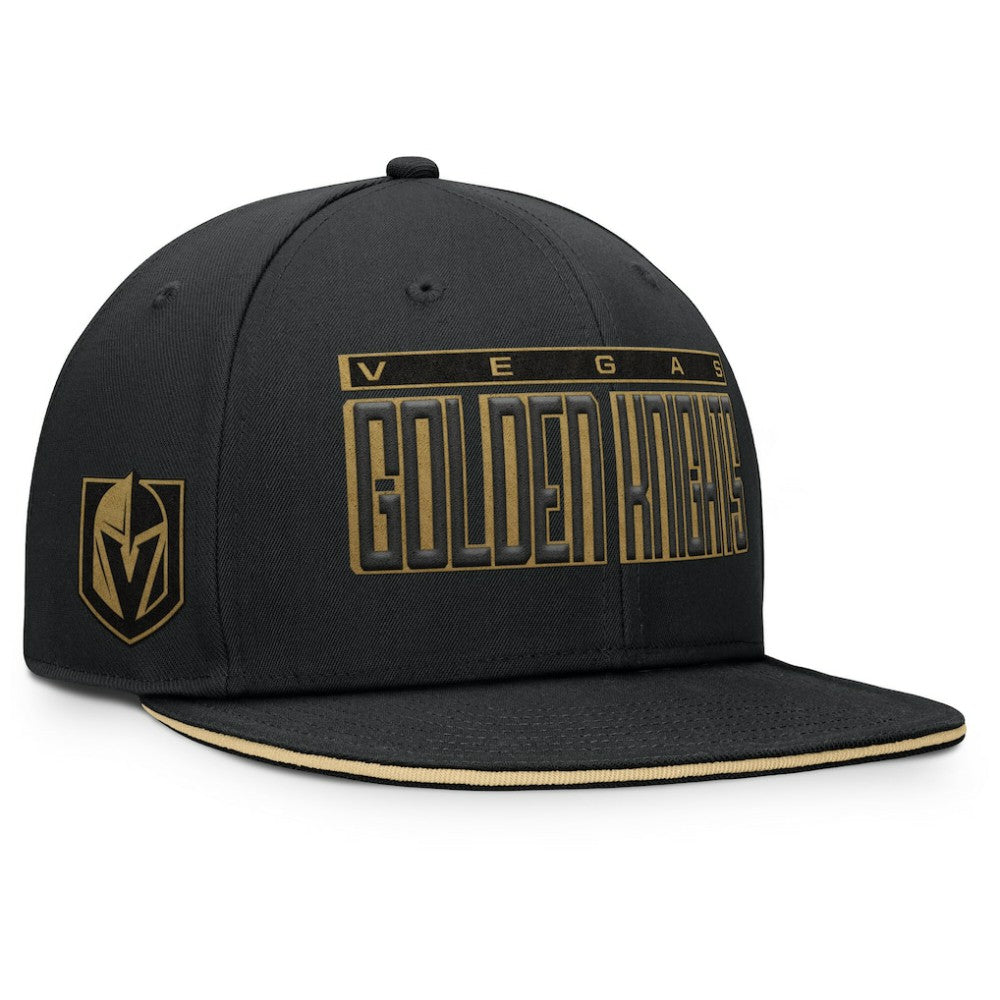 Vegas Golden Knights Fanatics Fundamental Gino Stack Snapback Hat - Black | Fanatics near me