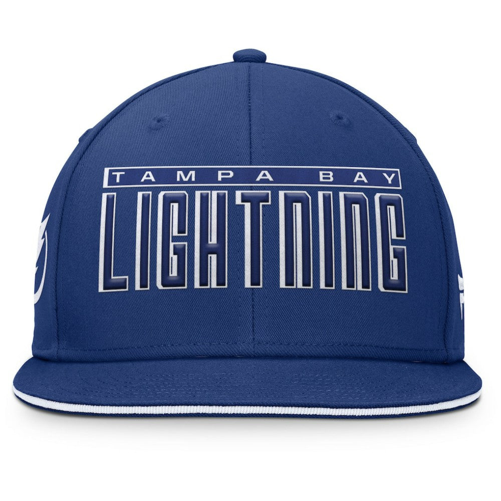 Tampa Bay Lightning Fanatics Fundamental Gino Stack Snapback Hat - Blue | Fanatics near me