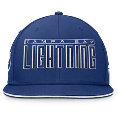 Tampa Bay Lightning Fanatics Fundamental Gino Stack Snapback Hat - Blue | Fanatics near me