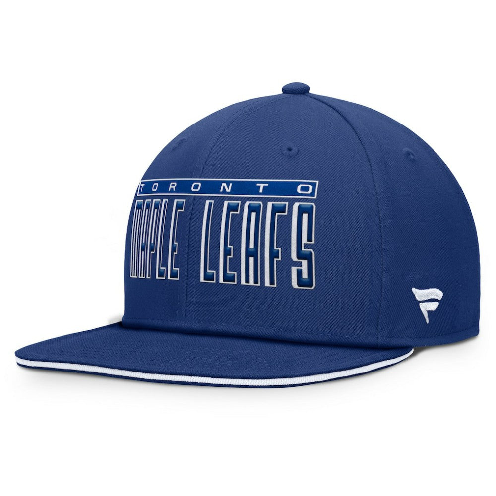 Toronto Maple Leafs Fanatics Fundamental Gino Stack Snapback Hat - Blue | Fanatics on sale