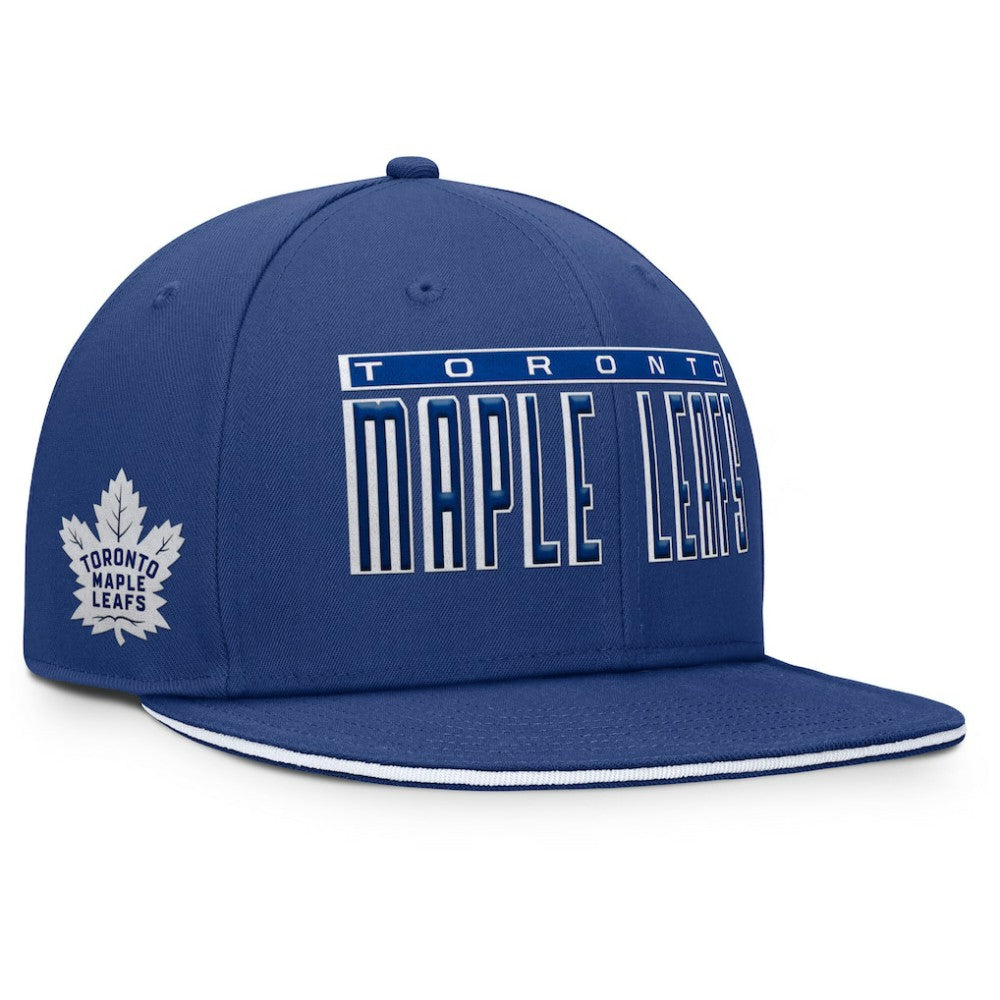 Toronto Maple Leafs Fanatics Fundamental Gino Stack Snapback Hat - Blue | Fanatics on sale