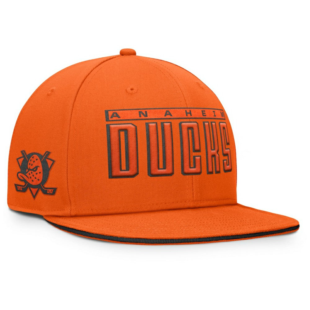 Anaheim Ducks Fanatics Fundamental Gino Stack Snapback Hat - Black | Fanatics discount