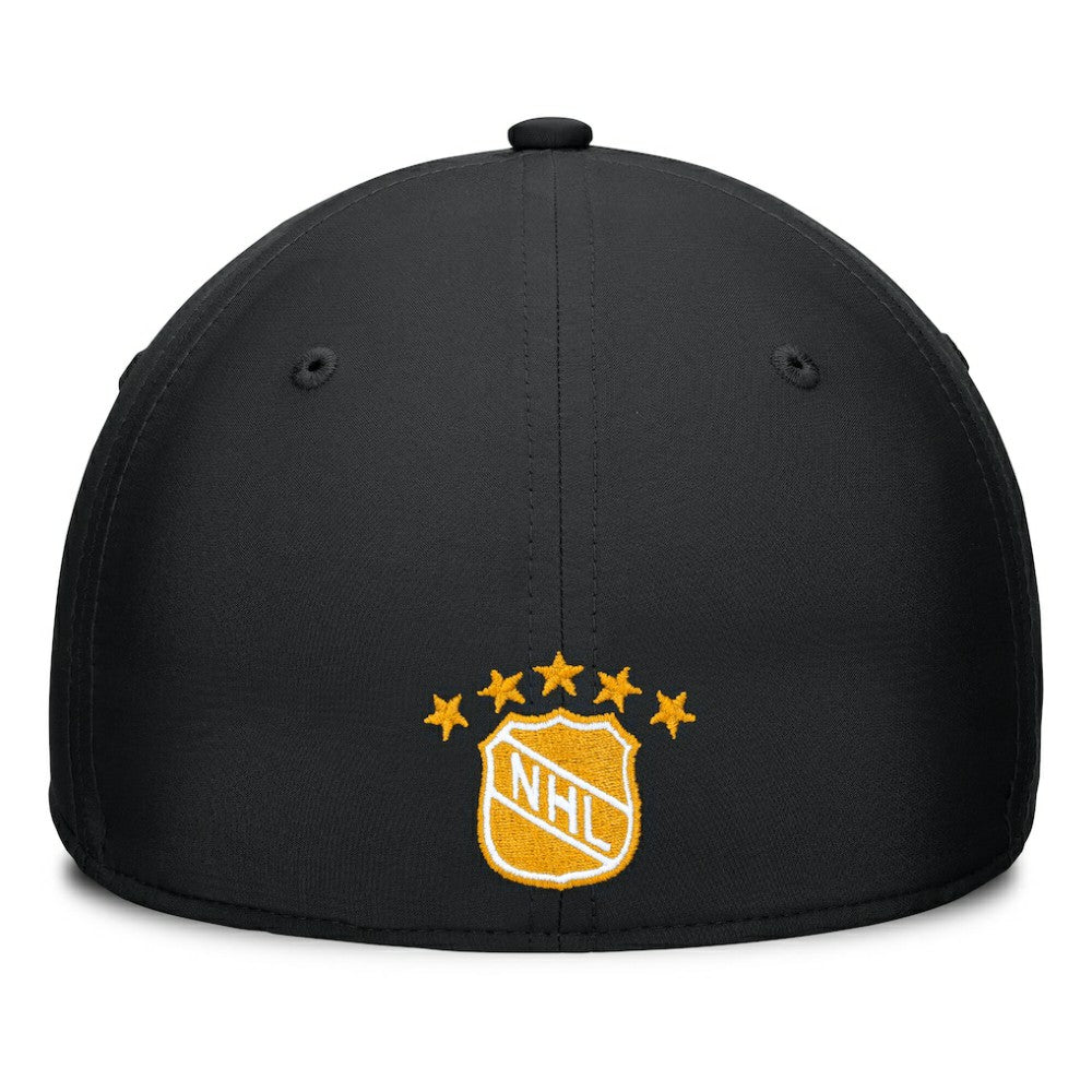 Boston Bruins Fanatics Heritage Captain Flex Hat - Black/Gold | Fanatics Lifestyle