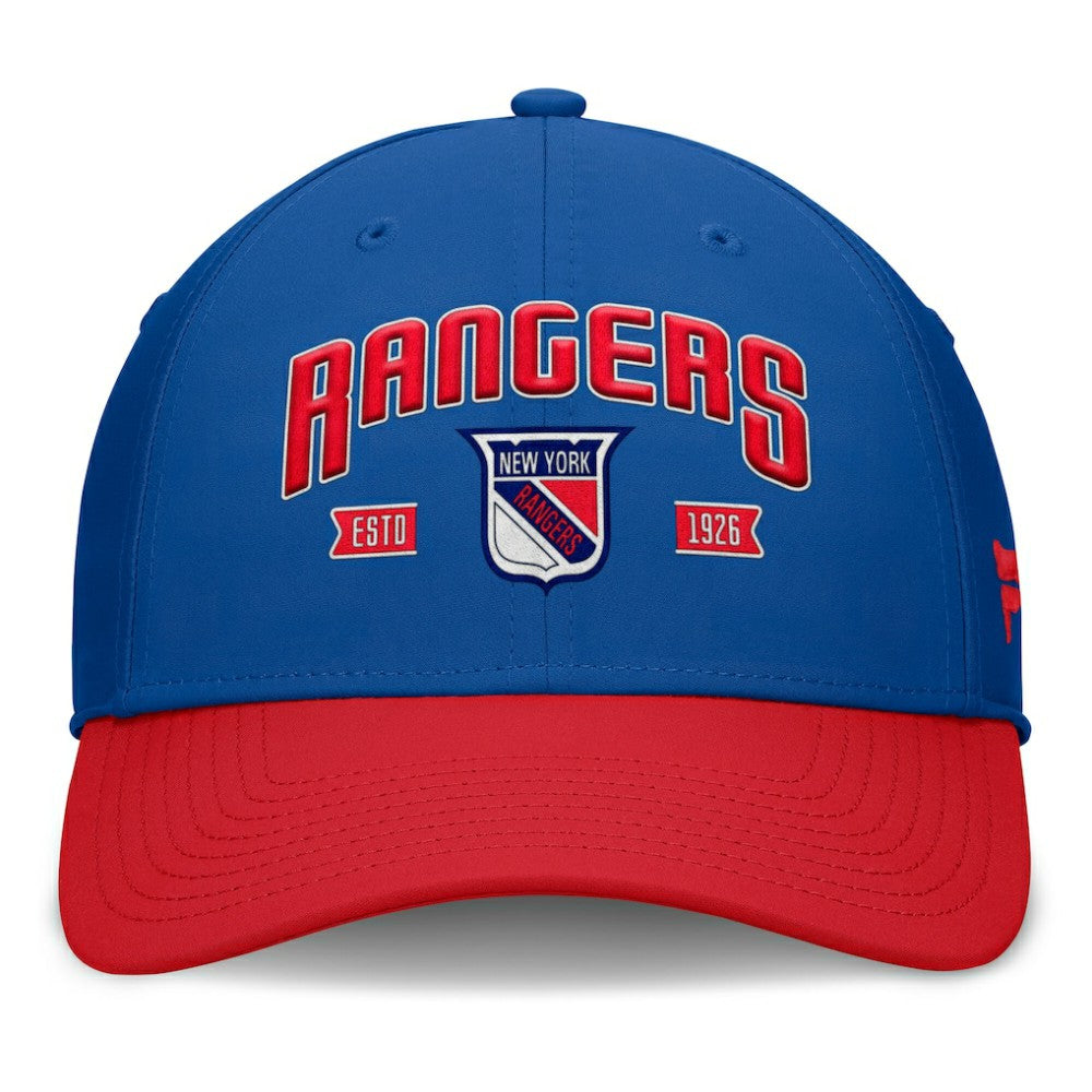 New York Rangers Fanatics Heritage Captain Flex Hat - Blue/Red | Fanatics on sale