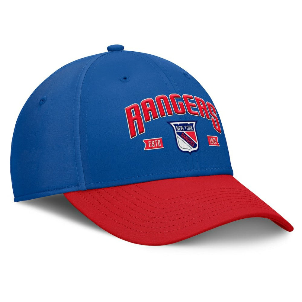 New York Rangers Fanatics Heritage Captain Flex Hat - Blue/Red | Fanatics on sale