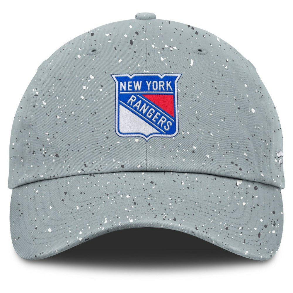 New York Rangers Fanatics Women's Heritage Snow Day Speckle Adjustable Hat - Gray | Fanatics Clearance