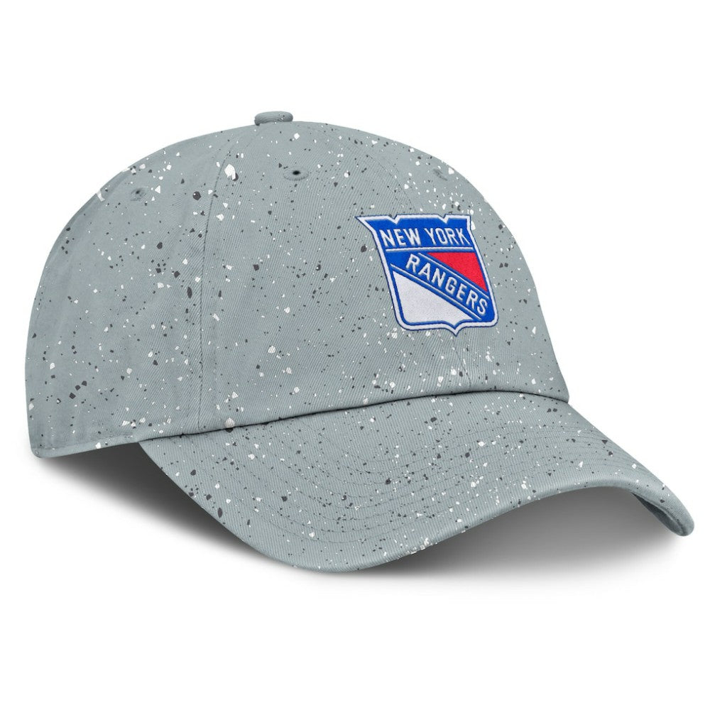 New York Rangers Fanatics Women's Heritage Snow Day Speckle Adjustable Hat - Gray | Fanatics Clearance