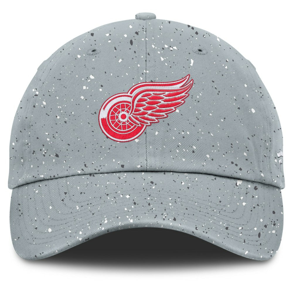 Detroit Red Wings Fanatics Women's Heritage Snow Day Speckle Adjustable Hat - Gray | Fanatics sale