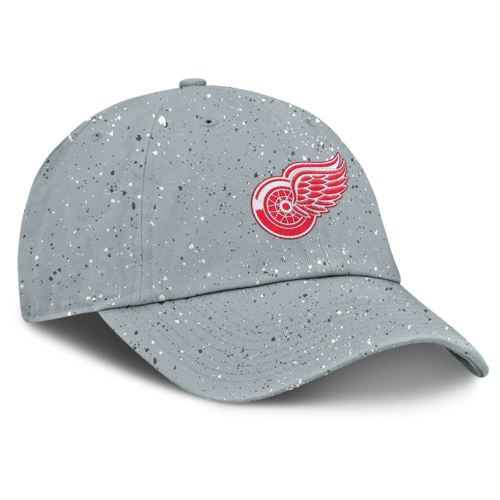 Detroit Red Wings Fanatics Women's Heritage Snow Day Speckle Adjustable Hat - Gray | Fanatics sale