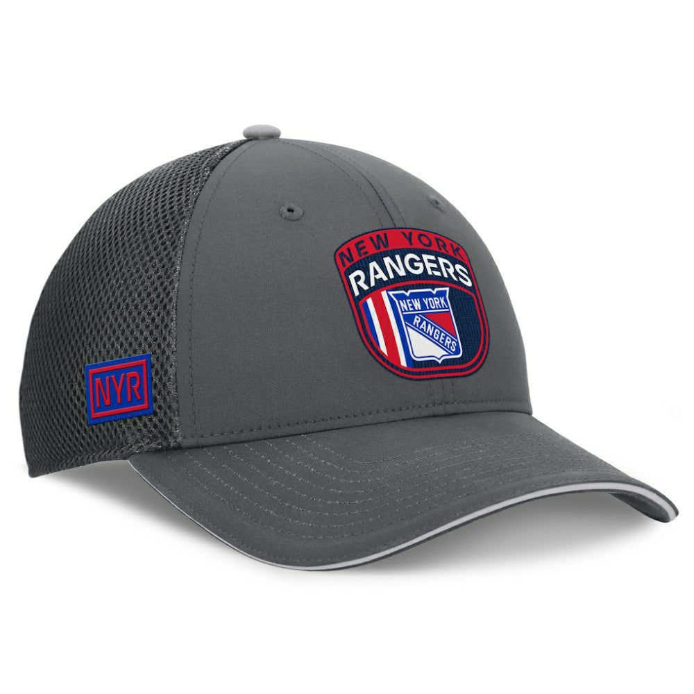 New York Rangers Fanatics Authentic Pro Home Ice Trucker Adjustable Hat - Gray | Fanatics on sale