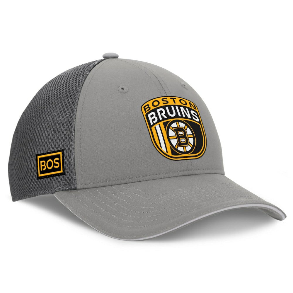 Boston Bruins Fanatics Authentic Pro Home Ice Trucker Adjustable Hat - Gray | Fanatics sale