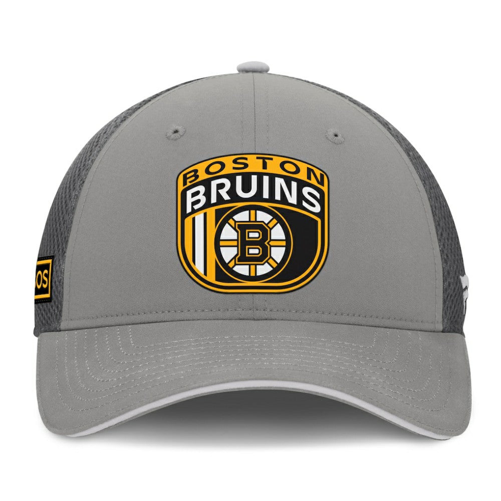 Boston Bruins Fanatics Authentic Pro Home Ice Trucker Adjustable Hat - Gray | Fanatics sale