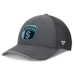 Seattle Kraken Fanatics Authentic Pro Home Ice Trucker Adjustable Hat - Gray | Fanatics online