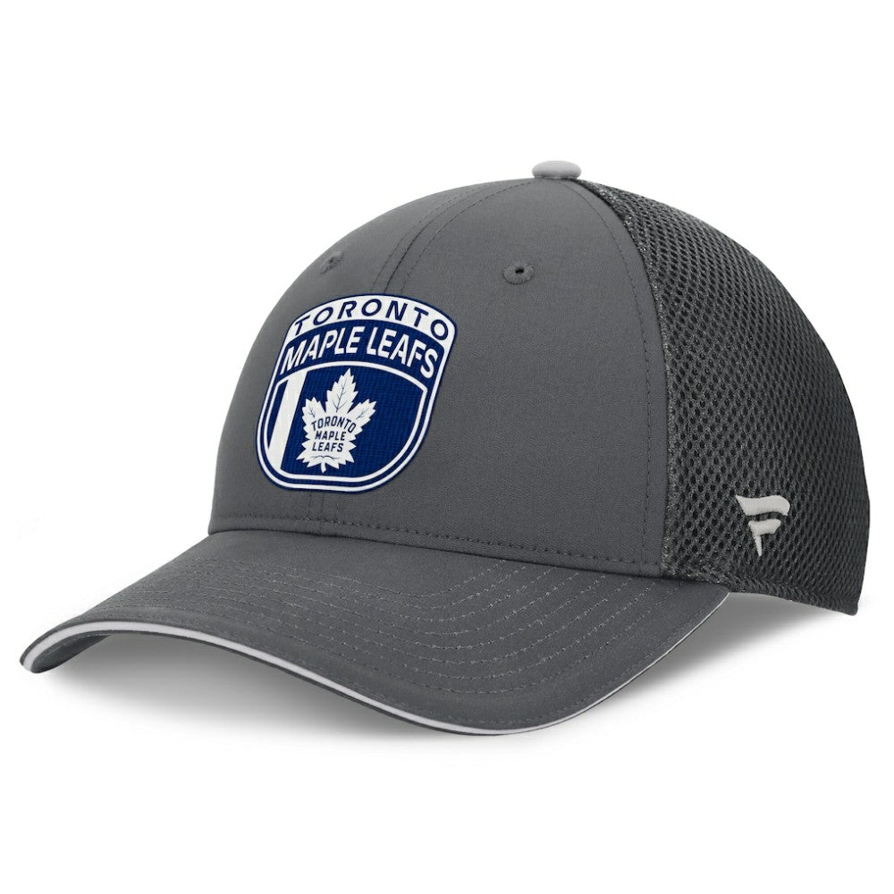 Toronto Maple Leafs Fanatics Authentic Pro Home Ice Trucker Adjustable Hat - Gray | Fanatics online