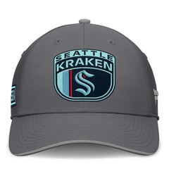 Seattle Kraken Fanatics Home Ice Flex Hat - Gray | Fanatics discount