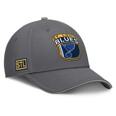 St. Louis Blues Fanatics Home Ice Flex Hat - Gray | Fanatics Clearance