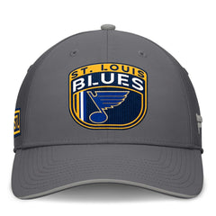 St. Louis Blues Fanatics Home Ice Flex Hat - Gray | Fanatics Clearance