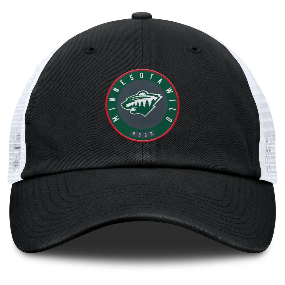 Minnesota Wild Fanatics Averie Trucker Adjustable Hat - Black/Gray | Fanatics online