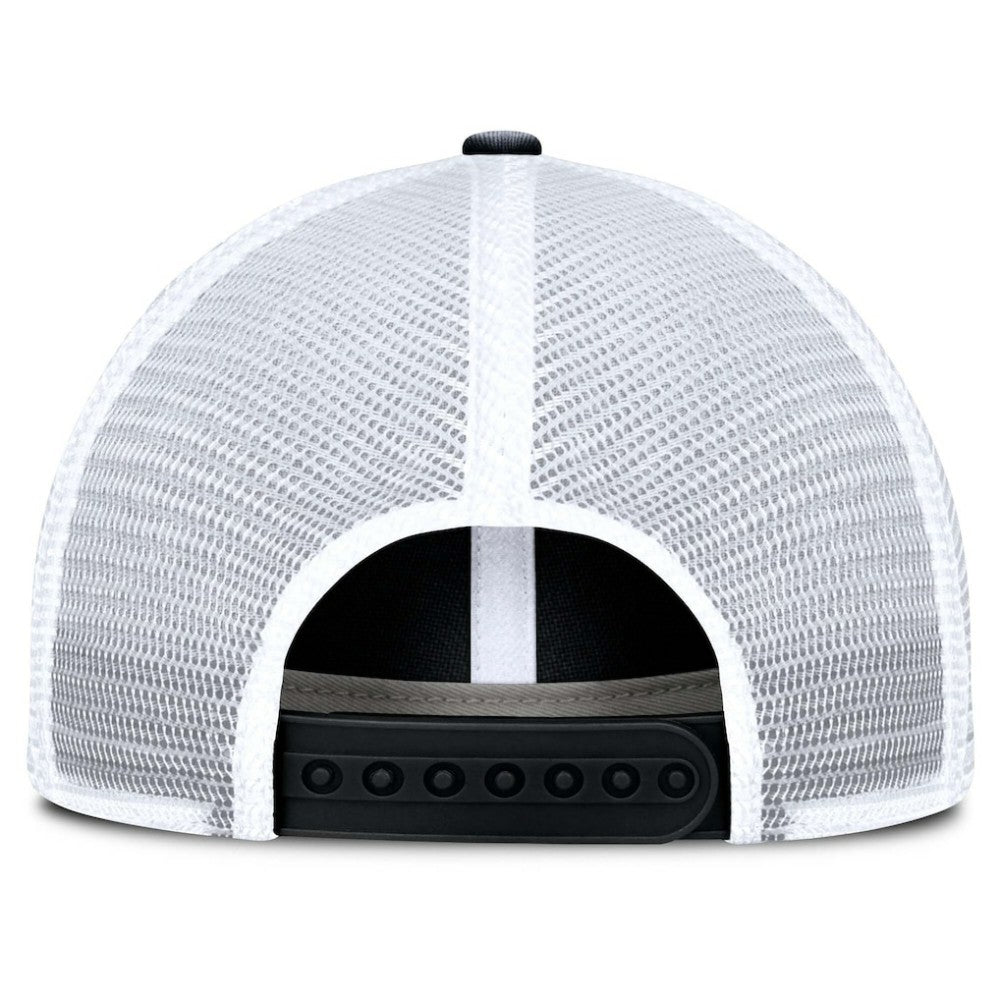 Chicago Blackhawks Fanatics Averie Trucker Adjustable Hat - Black/White | Fanatics sale