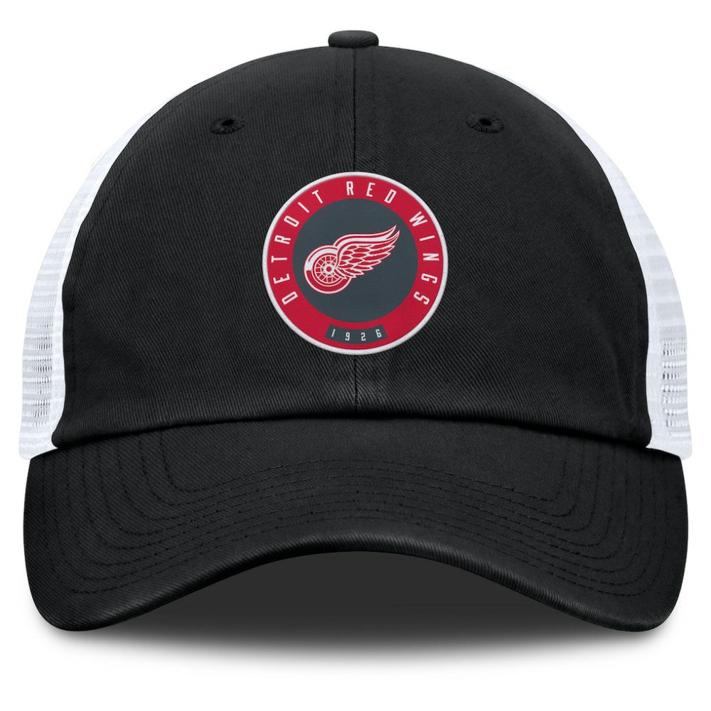 Detroit Red Wings Fanatics Averie Trucker Adjustable Hat - Black/Gray | Fanatics online
