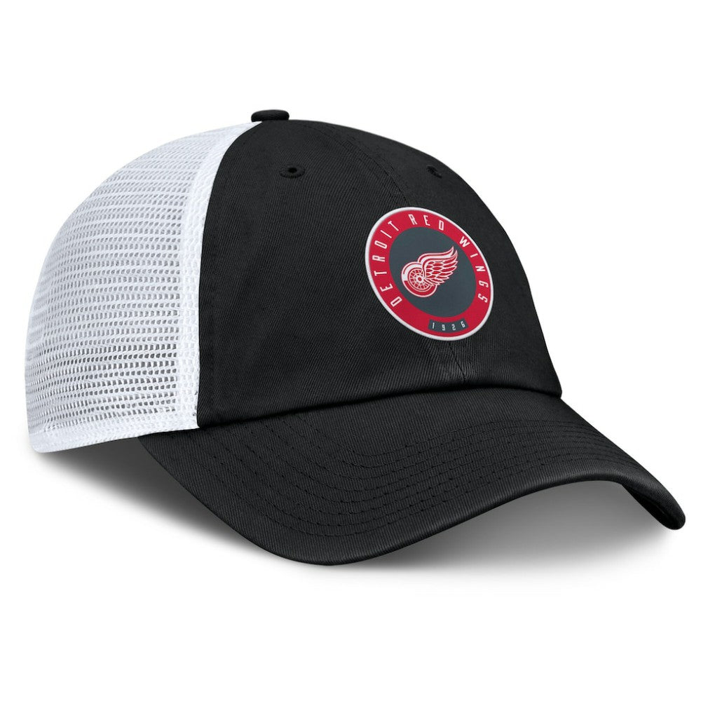 Detroit Red Wings Fanatics Averie Trucker Adjustable Hat - Black/Gray | Fanatics online