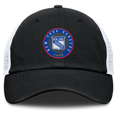 New York Rangers Fanatics Averie Trucker Adjustable Hat - Black/Gray | Fanatics near me