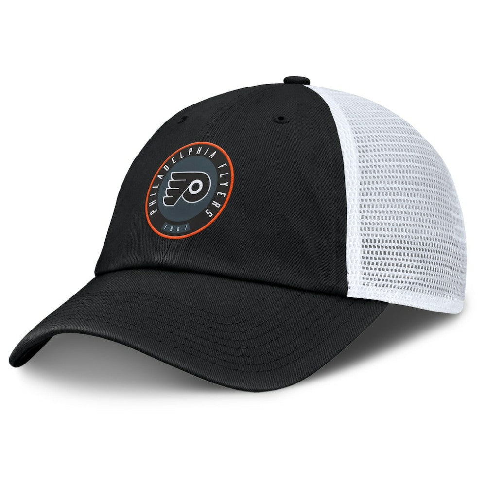 Philadelphia Flyers Fanatics Averie Trucker Adjustable Hat - Black/Gray | Fanatics on sale