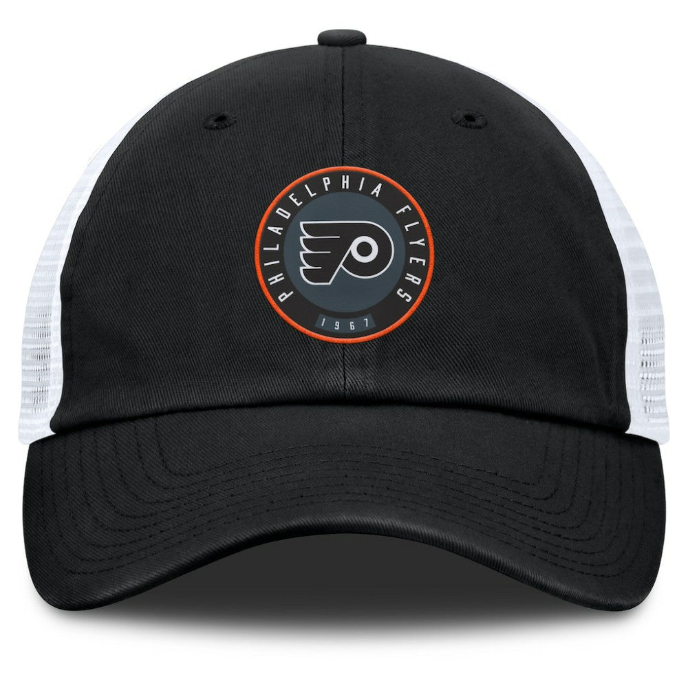 Philadelphia Flyers Fanatics Averie Trucker Adjustable Hat - Black/Gray | Fanatics on sale