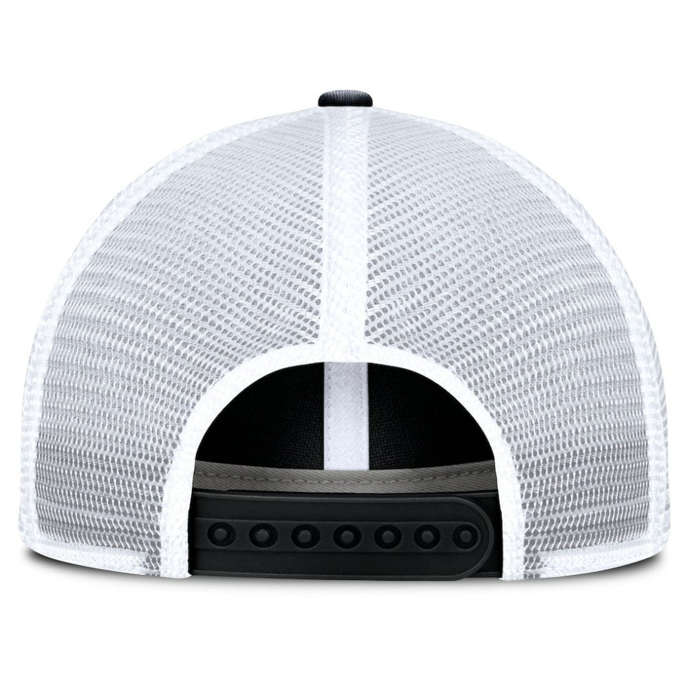 Toronto Maple Leafs Fanatics Averie Trucker Adjustable Hat - Black/Gray | Fanatics Clearance