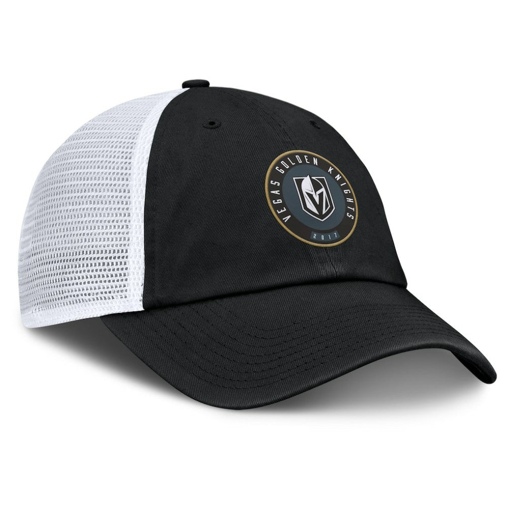 Vegas Golden Knights Fanatics Averie Trucker Adjustable Hat - Black/White | Fanatics on sale