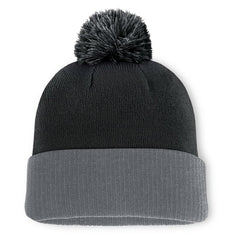 Boston Bruins Fanatics Aspyn Cuffed Knit Hat with Pom - Black | Fanatics online