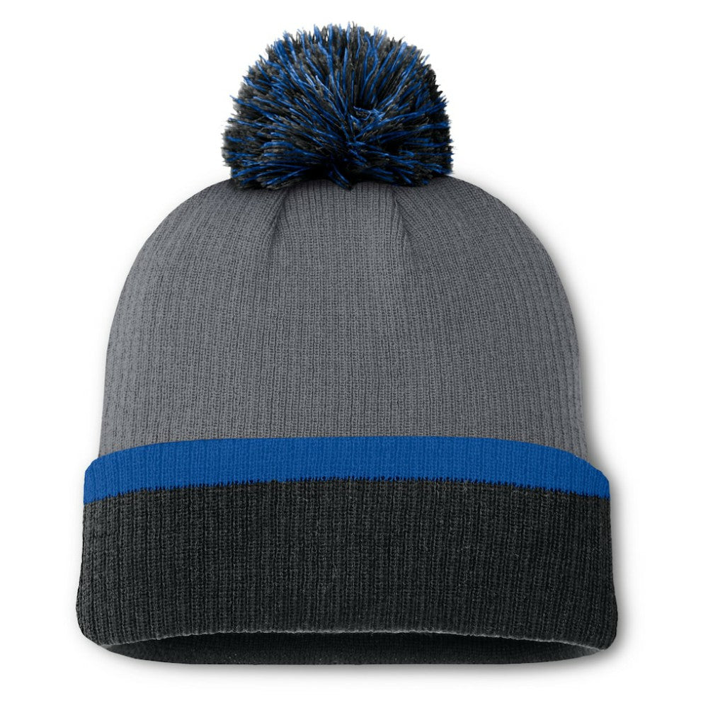 St. Louis Blues Fanatics Women's Cuffed Knit Hat with Pom - Charcoal | Fanatics online