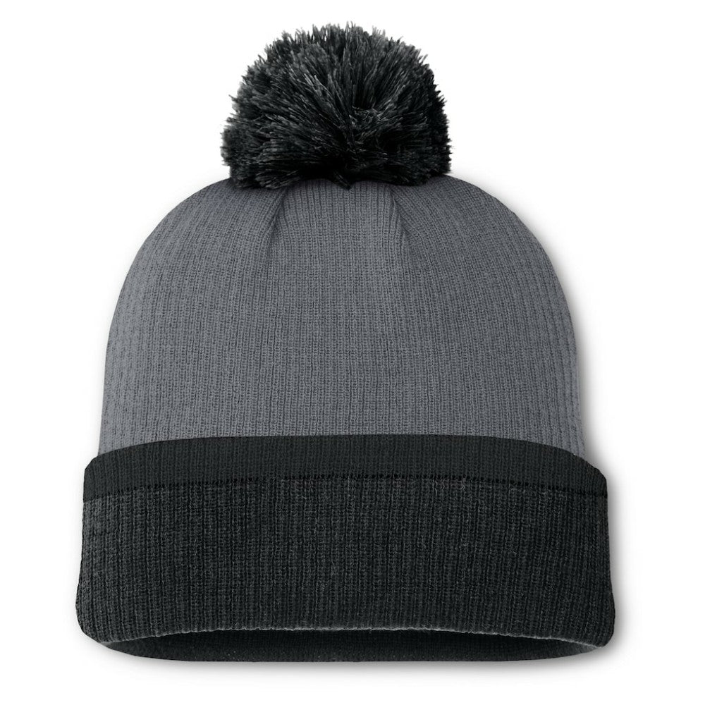 Vegas Golden Knights Fanatics Women's Cuffed Knit Hat with Pom - Charcoal | Fanatics online
